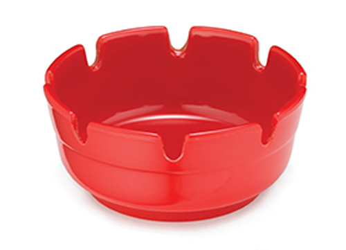 CINZEIRO Ø10CM VERMELHO MELAMINA